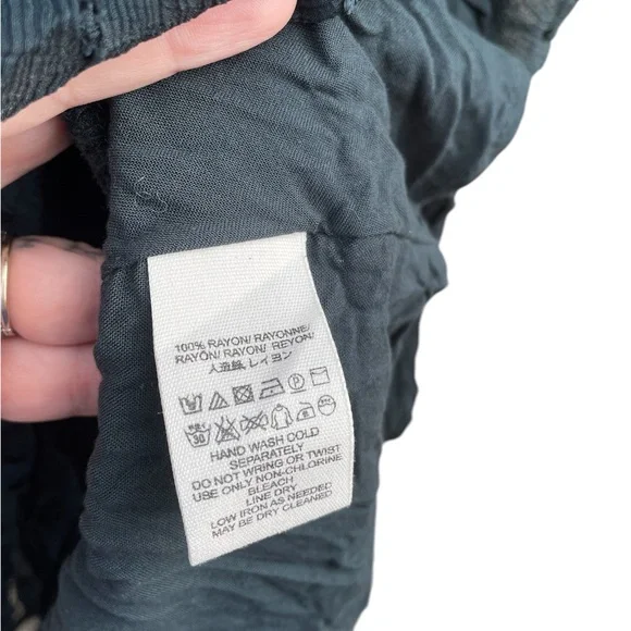 Free People Dahlia Deep Teal Clip Dot Peasant Drop Waist Mini Dress - Picture 7 of 7